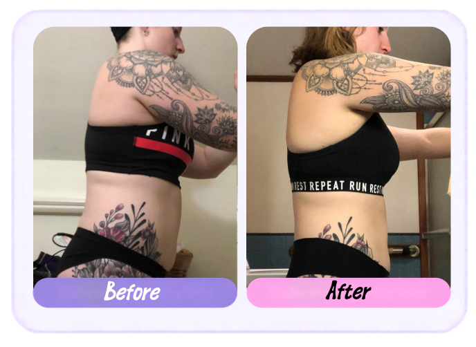 Member before and after