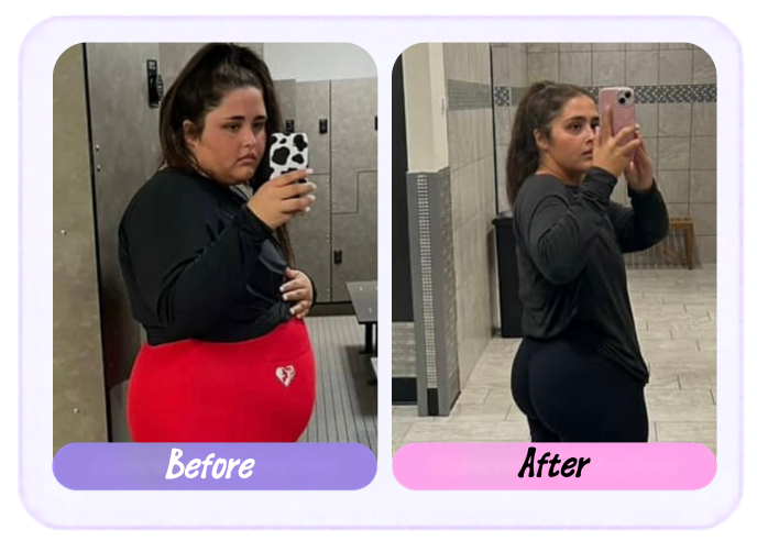 Member before and after