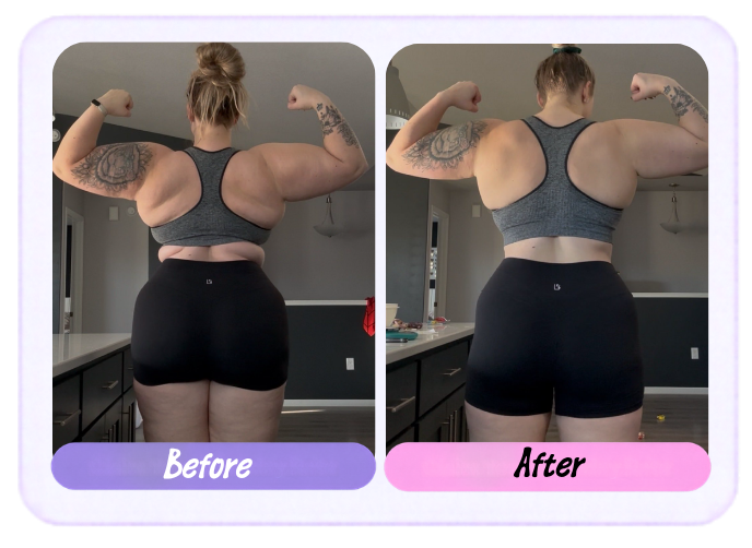 Member before and after