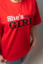 Load image into Gallery viewer, Challenge Tee - She’s That Girl
